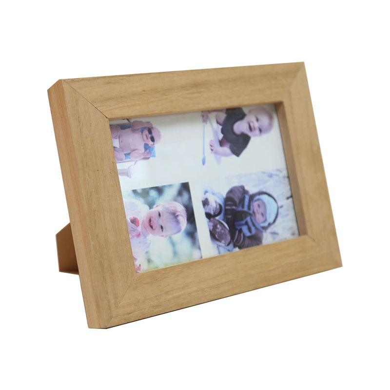 simple rustic style pine wood natural color wooden frame With stents Can be assembled