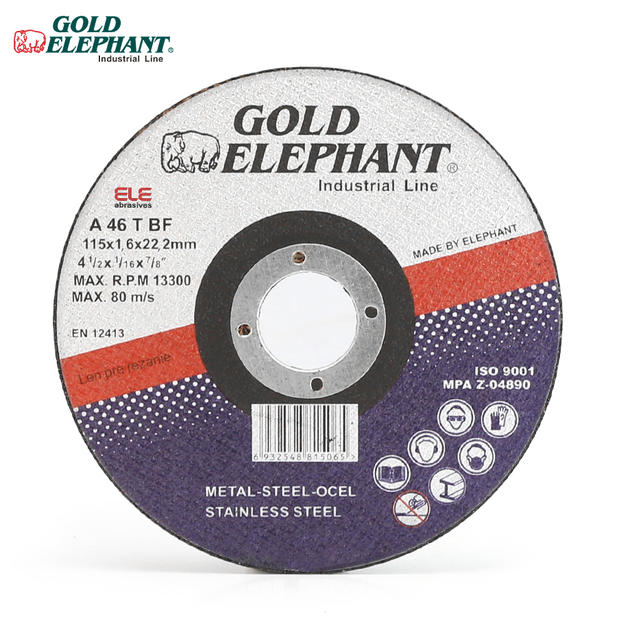 4.5 inch 3.0mm cutting discs of Gold Elephant