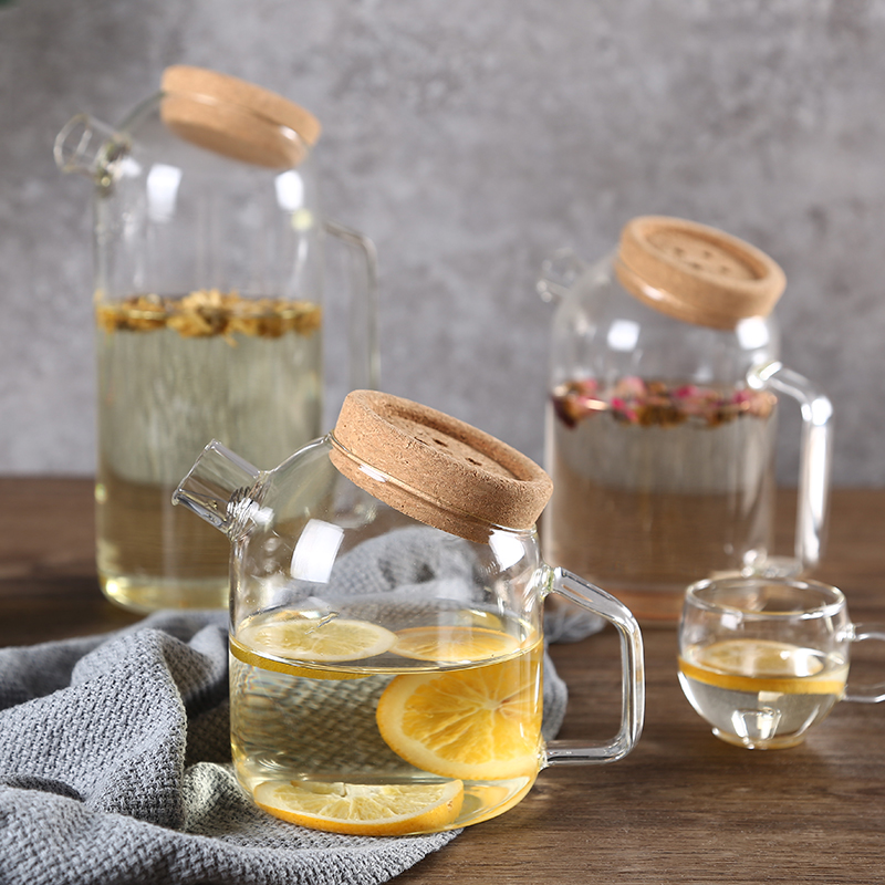 Borosilicate glass tea pot