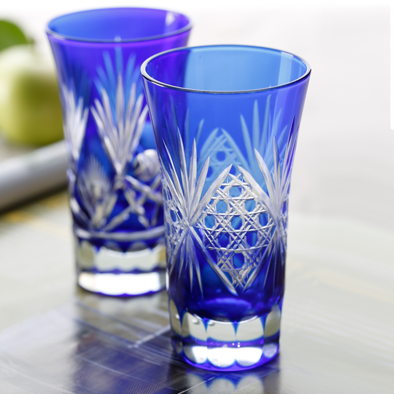 Pure drink liquor shot glass Shanya Craft Glasswar