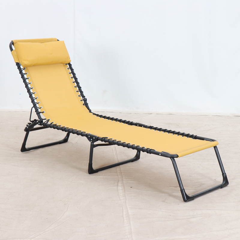 1 Outdoor leisure furniture steel relax foldable multi-position sun lounger