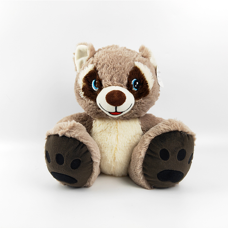 Plush sitting animal toy