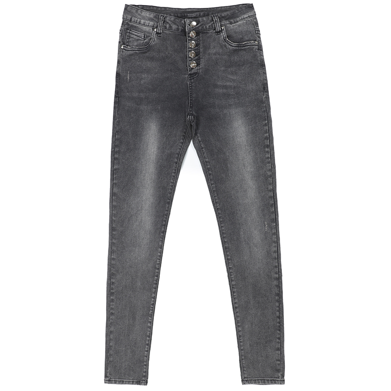 Fashion cottons fly women denim jeans trousers G2733