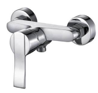 Zinc alloy handle brass body shower faucet
