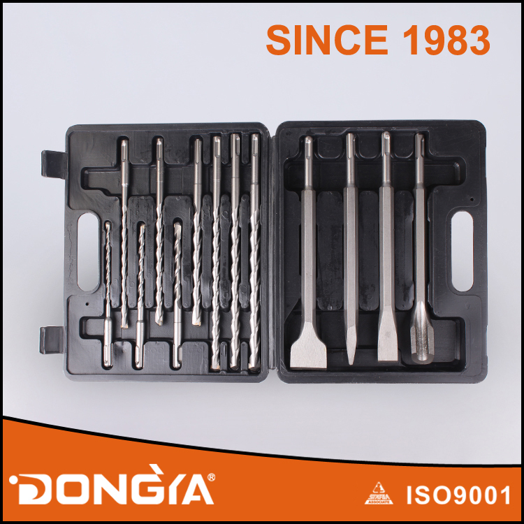 DONGYA 13PCS SDS Drill Bits chisel bit Set DY05071301