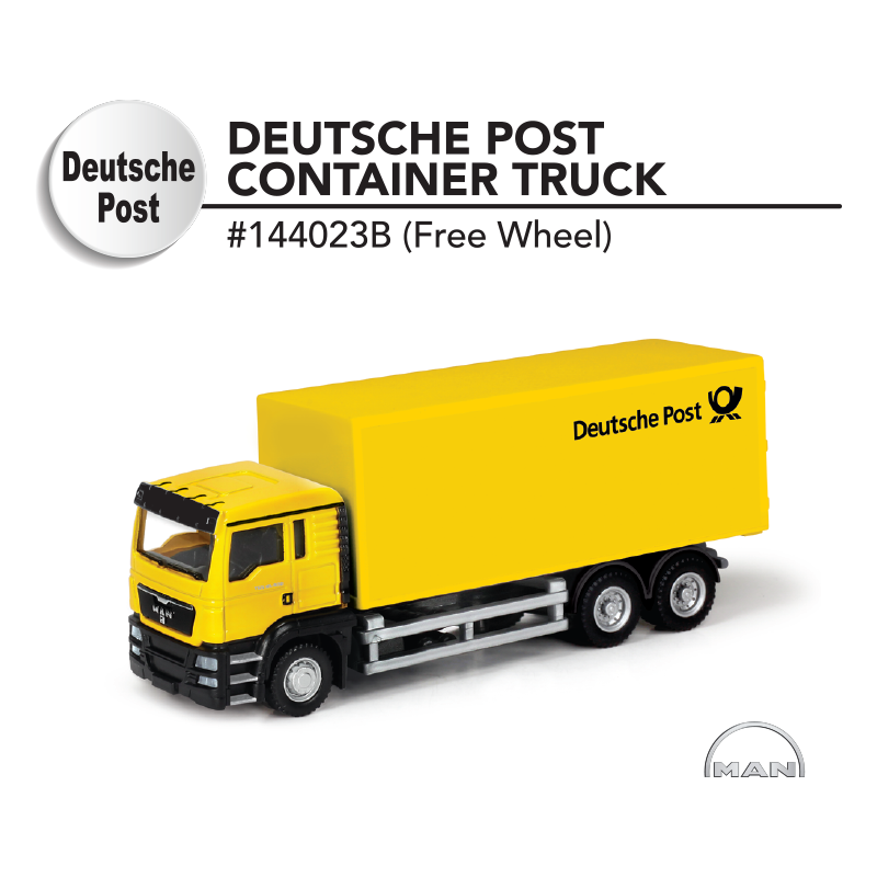 1:64 MAN Deutsche Post Container Truck