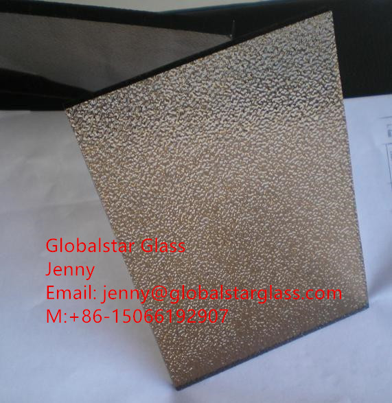 3/4/5/5.5/6mm clear grey bronze patterned glass rolled glass figured glass