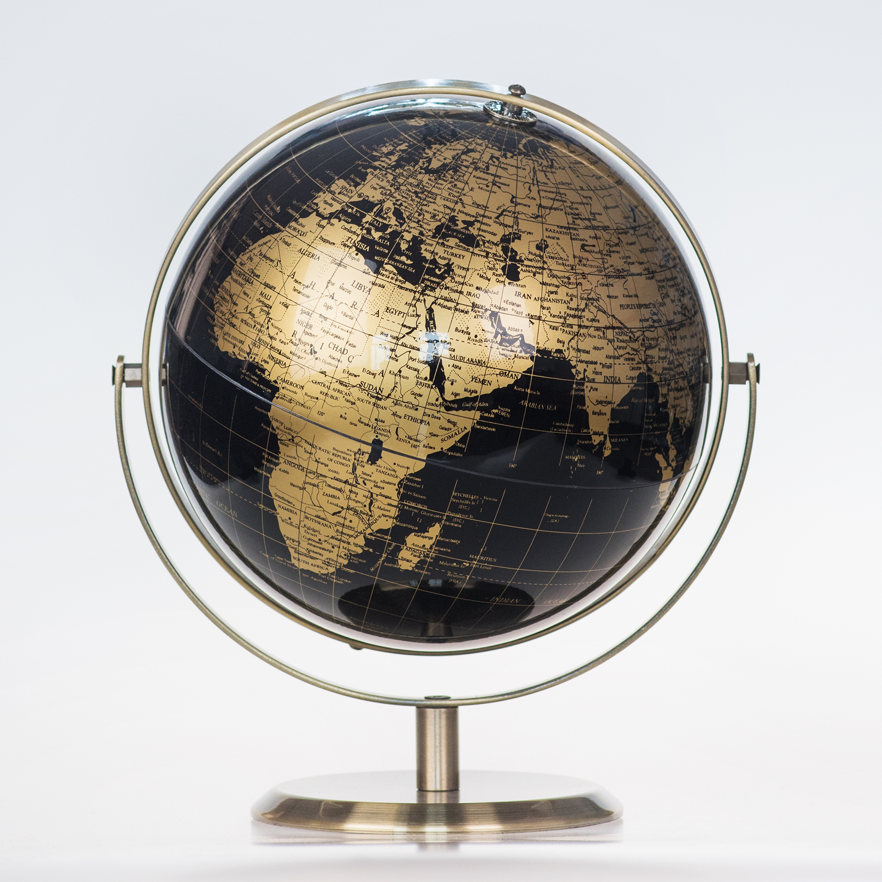 Metal Frame Universal PVC World Globe