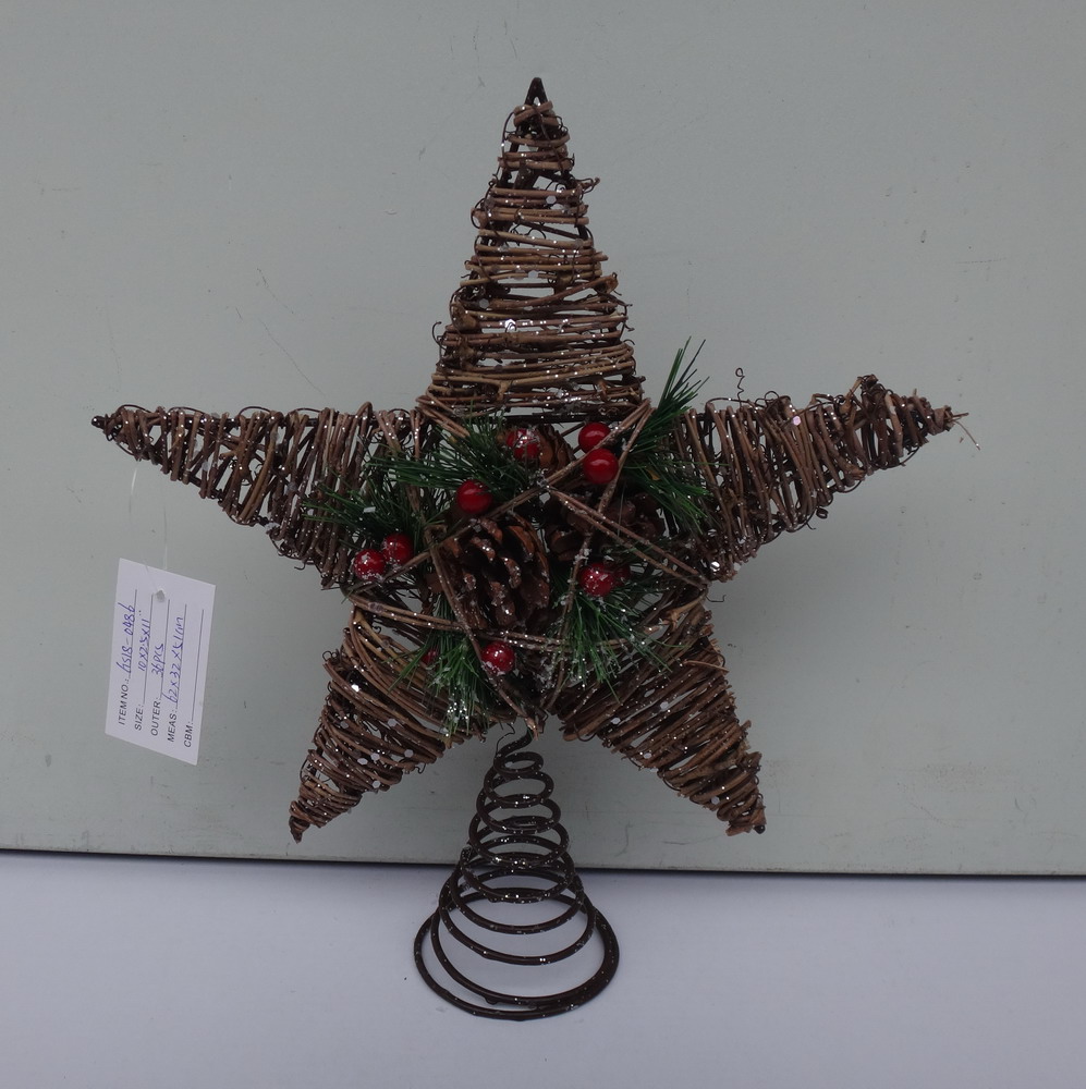 Rattan Star Tree Top
