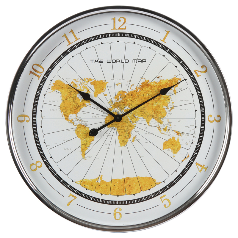 Electroplate Wall Clock