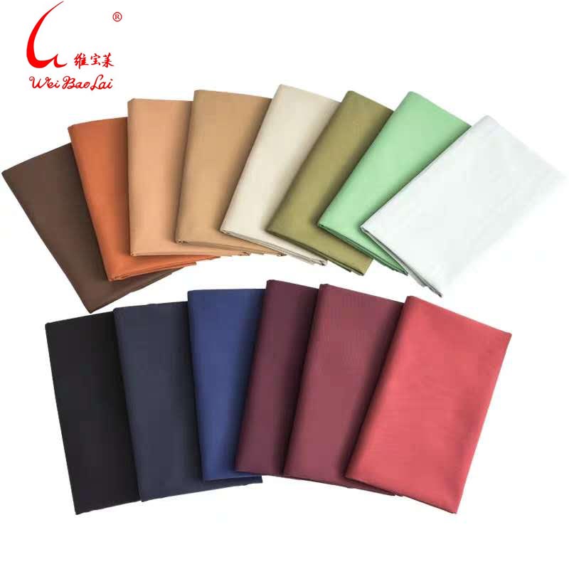 TC80/20 Polyester and cotton bleached or dyed pocketing fabric