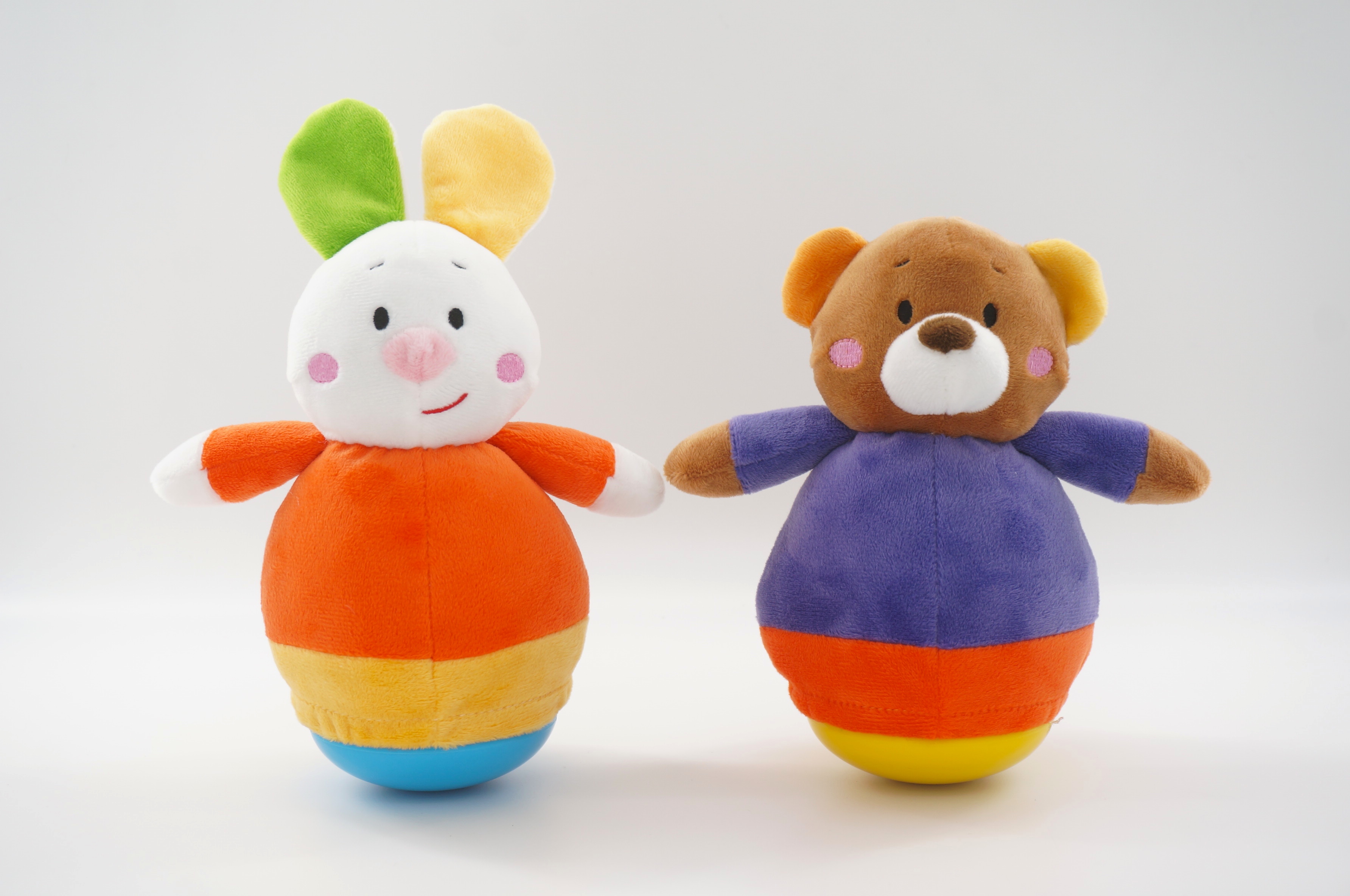 baby tumbler toys with crinkle paper