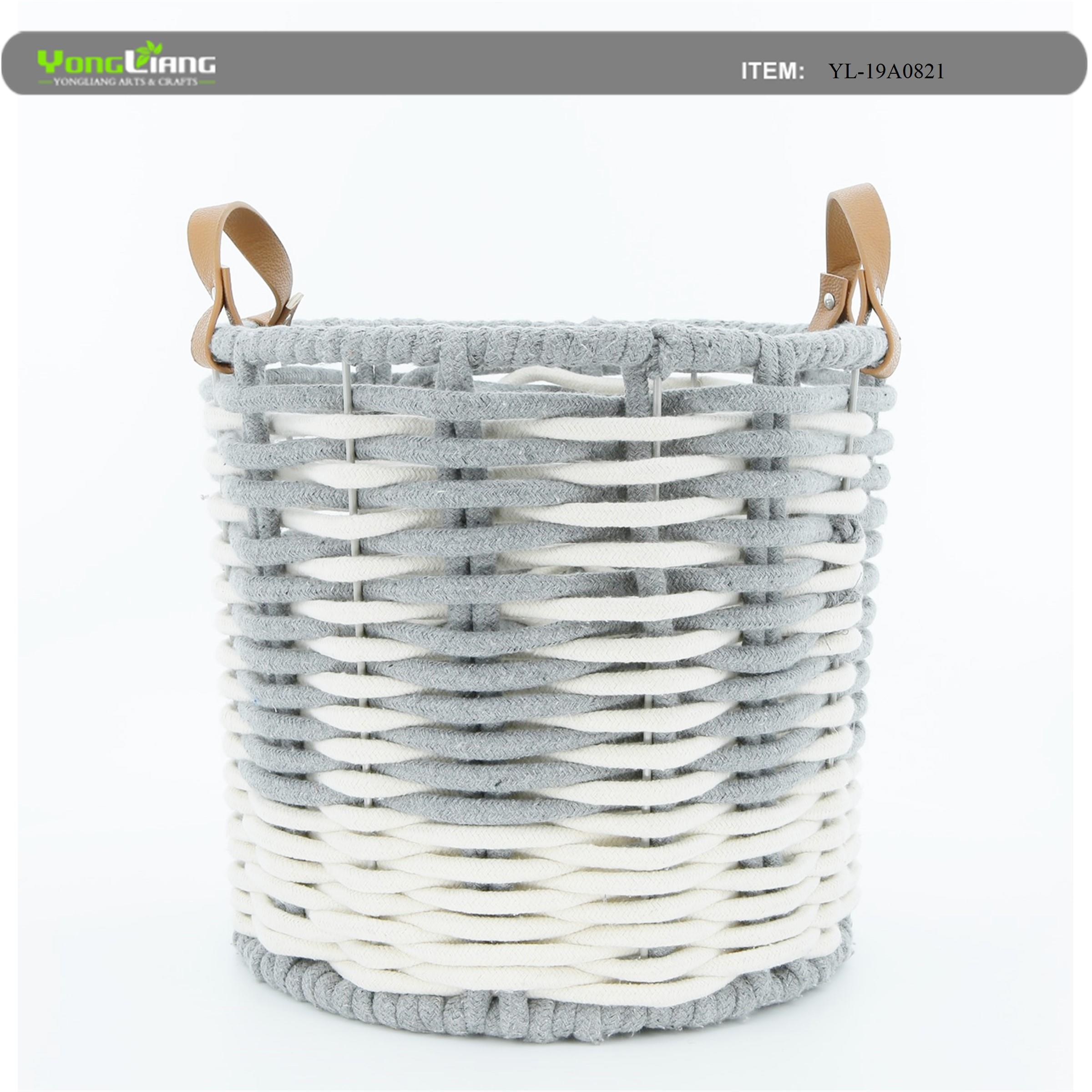 Poly Rope Weaving Storage Basket