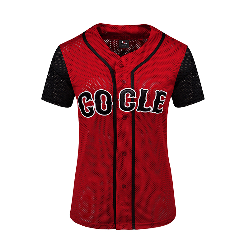 Custom Baseball Button Down Jersey Short Sleeve Hipster Hip Hop T Shirts