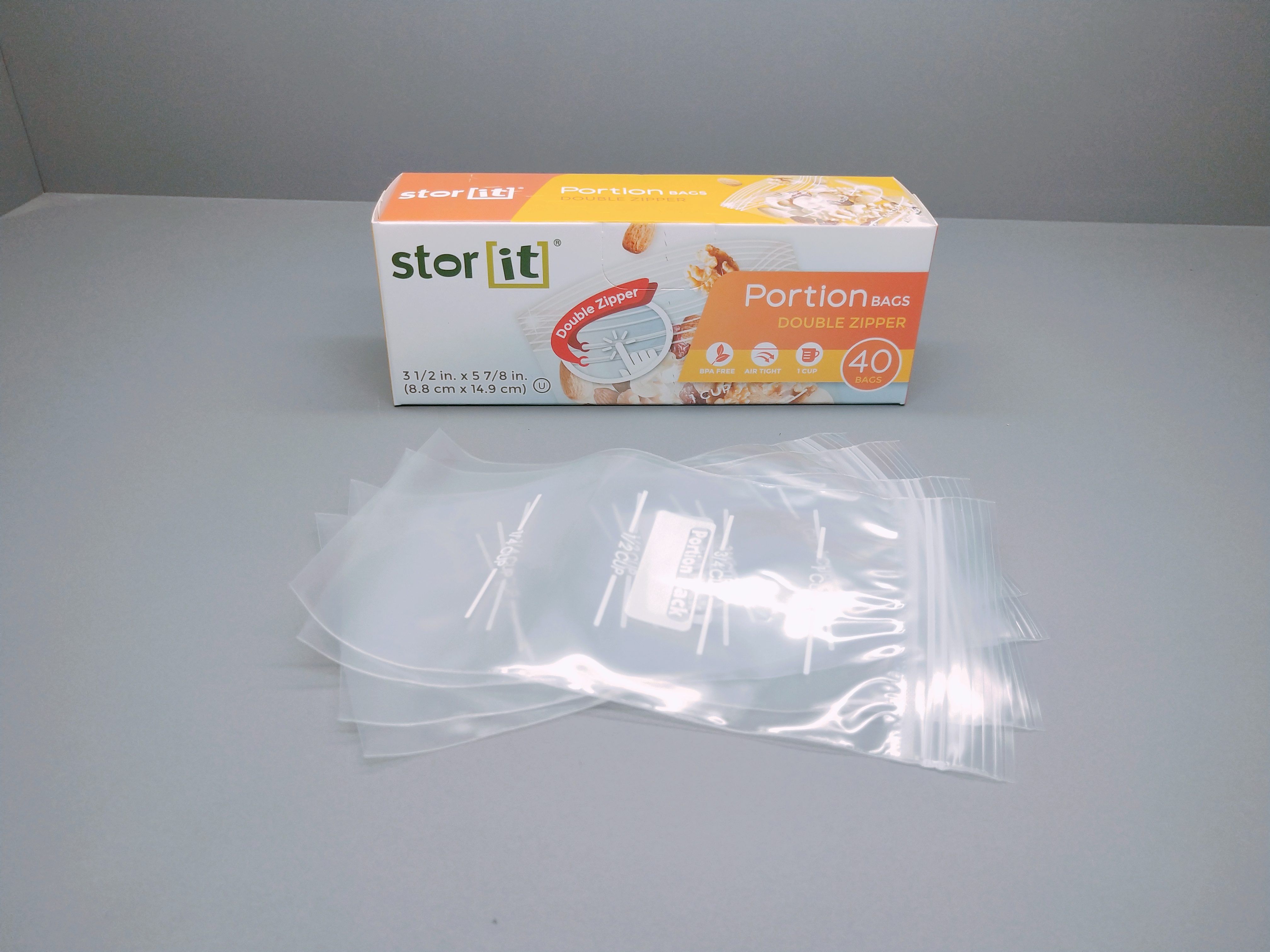 Portion Snack Zipper Bags