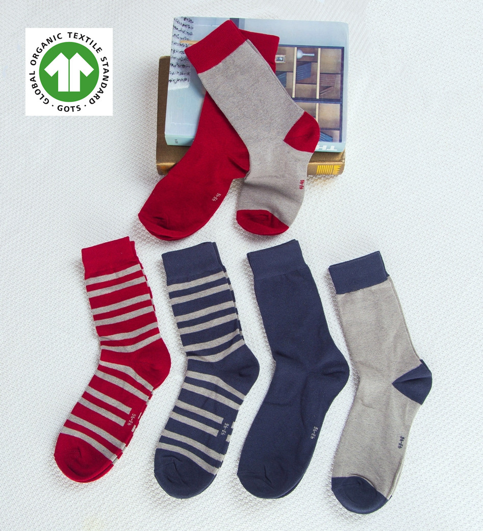 Men socks with GOTS