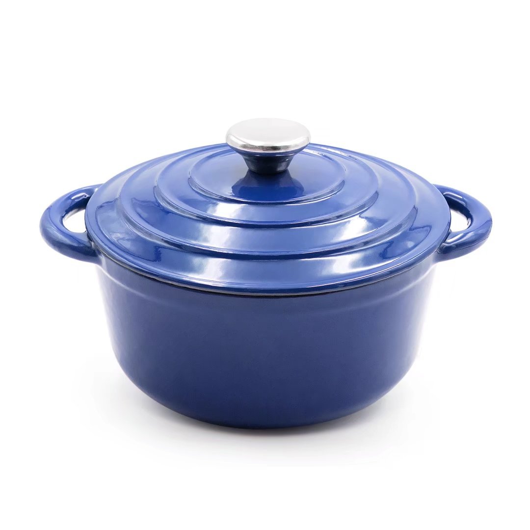 Enamel cast iron casserole