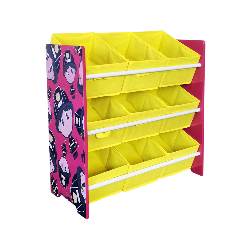 Kids Wooden Storage Rack