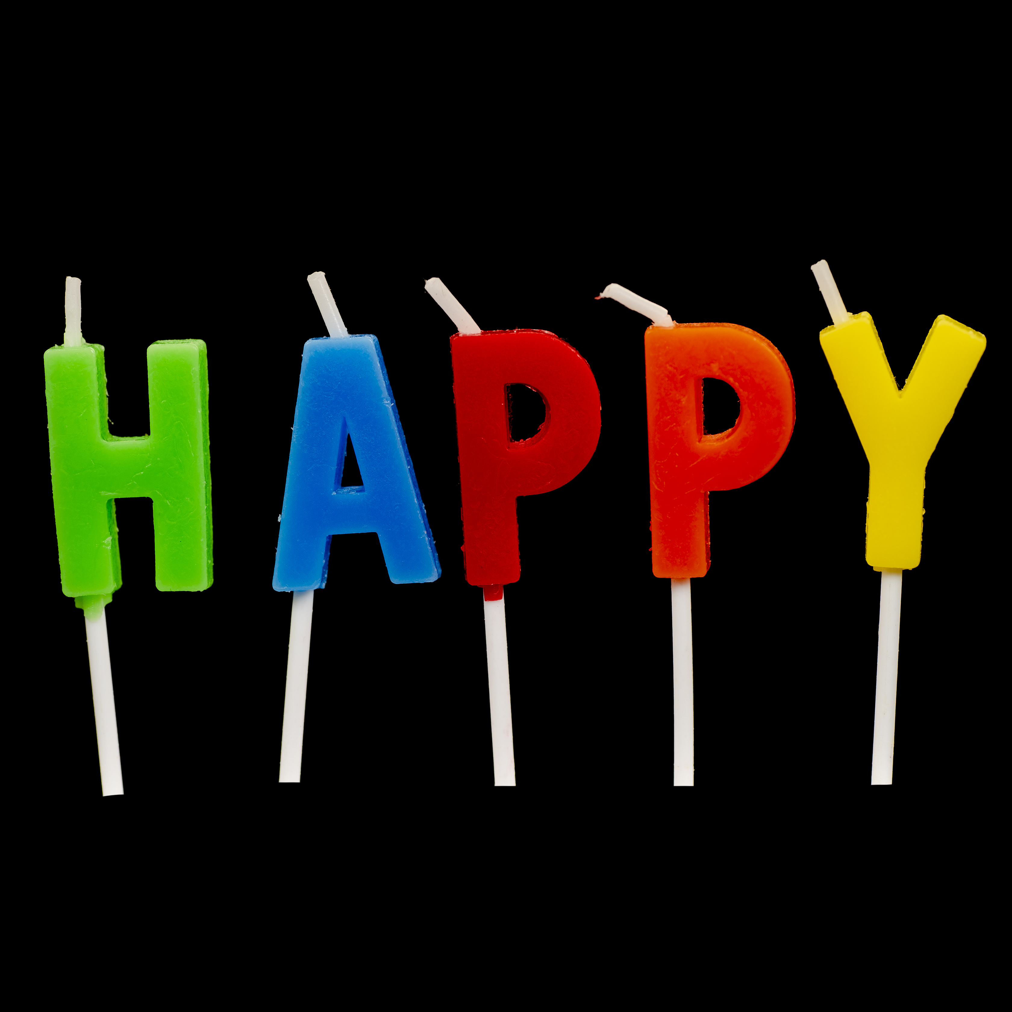 Colorful Candle !“Happy Birthday” !Shaped 13 pcs English Lettern Birthday Candles