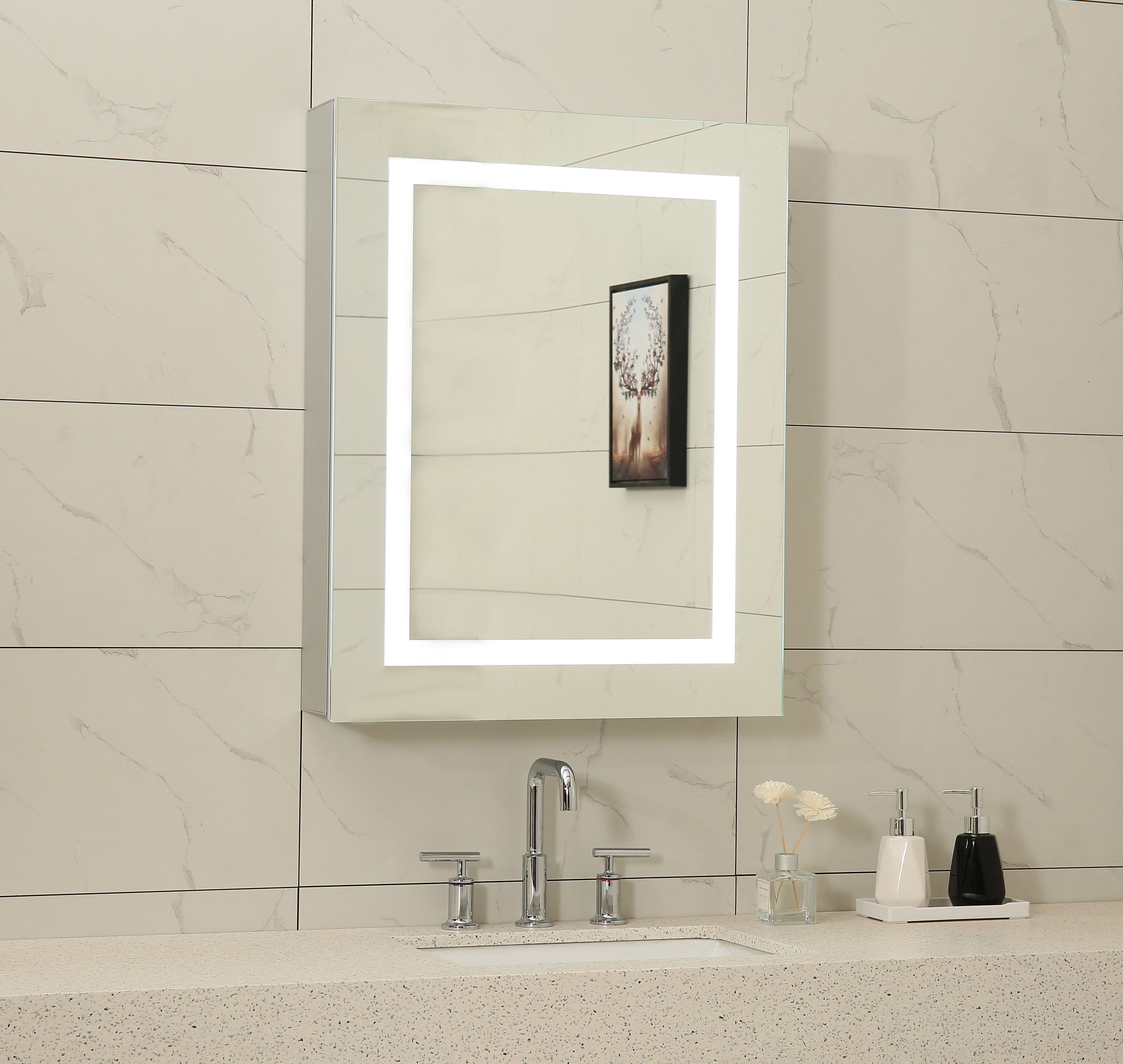 LED mirror cabinet vanity mirror cabinet