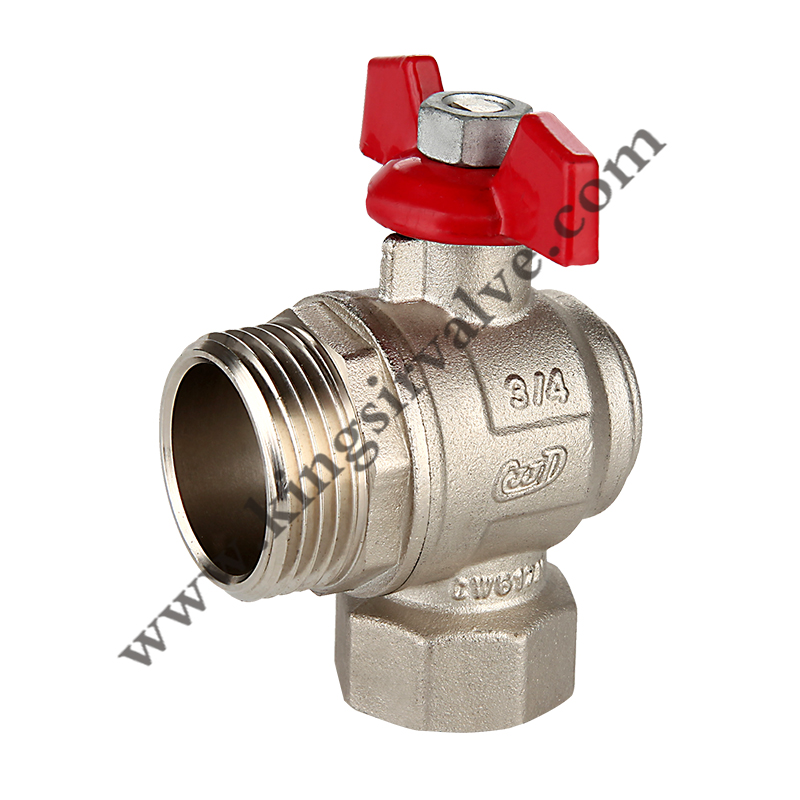 Butterfly handle ball valve