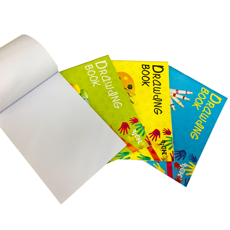 A4 stapled drawing book