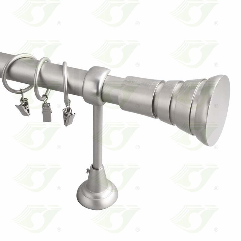Curtain Rod 25mm Retractable Metal Curtain Pole Customize Size ODM OEM Factory Wholesale