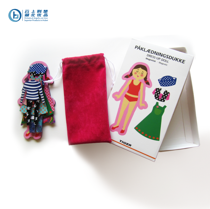 Magnetic dress up play game