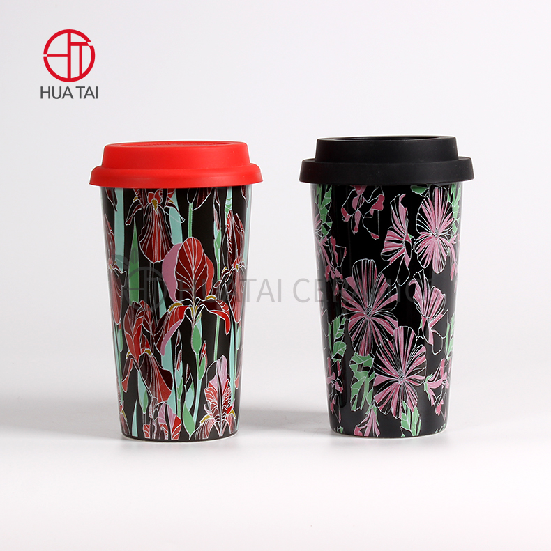 ceramic mug ceramic Travel Mug with Lid