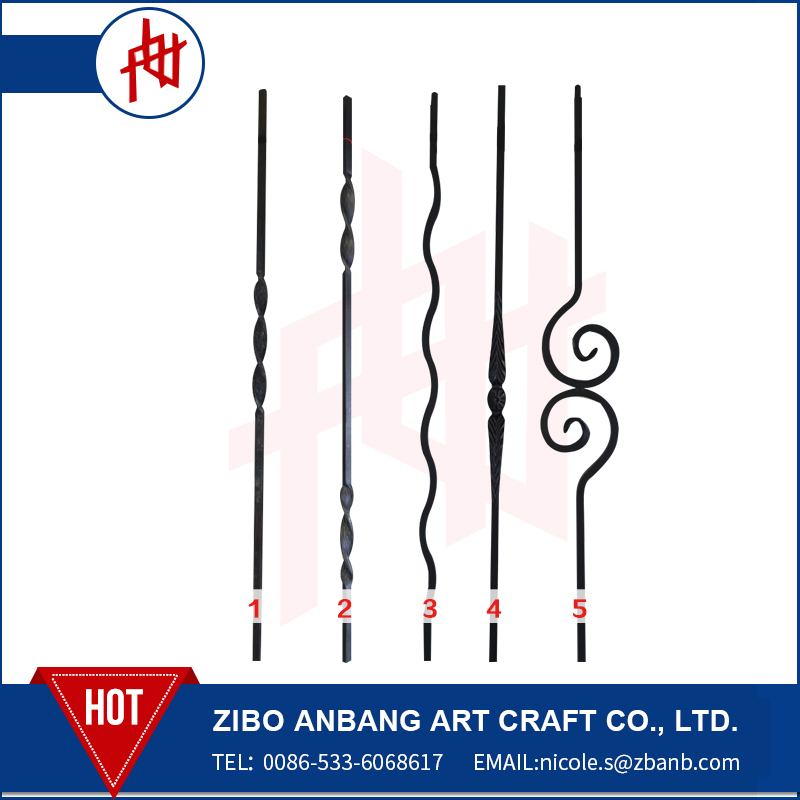 Zibo Anbang Craft Products Co., Ltd. – wrought iron decorative stair flowers 2