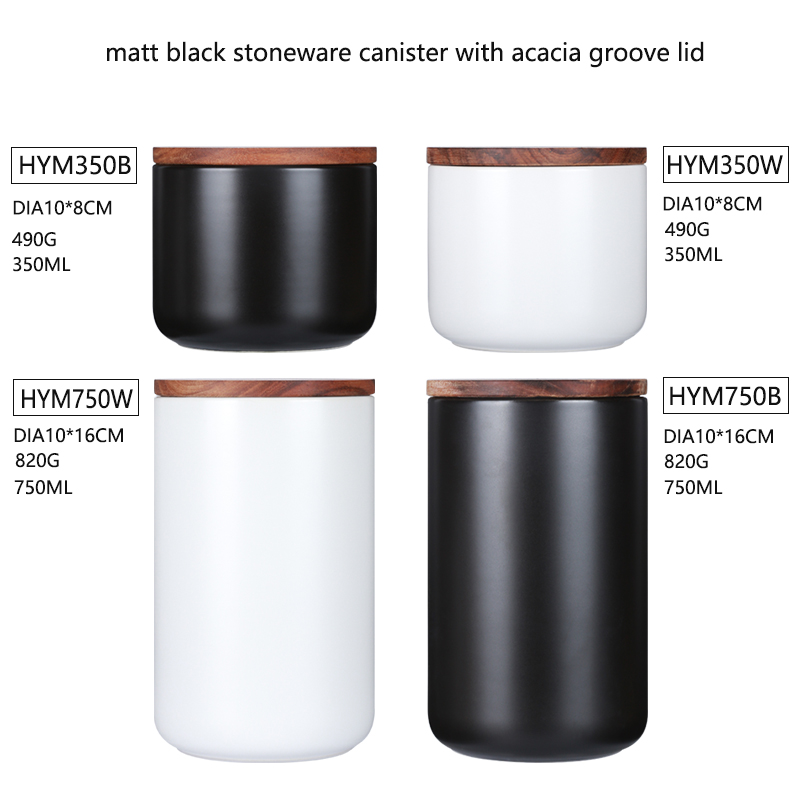 HYM350/CR10 Ceramic canister ceramic jar，ceramic canister