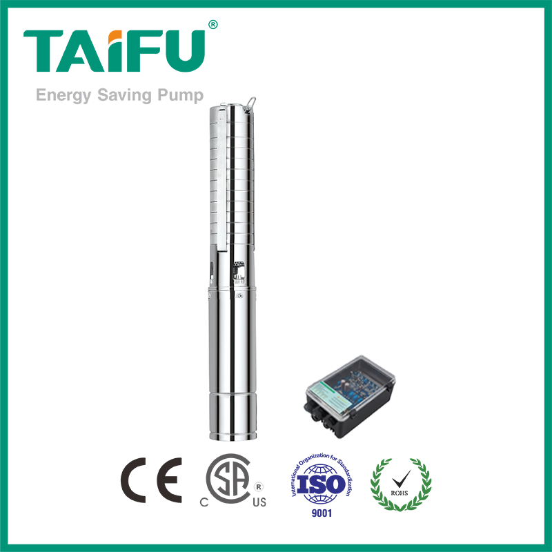 4'' DC Brushless permanent magnet centrifugal deep well Solar water pump