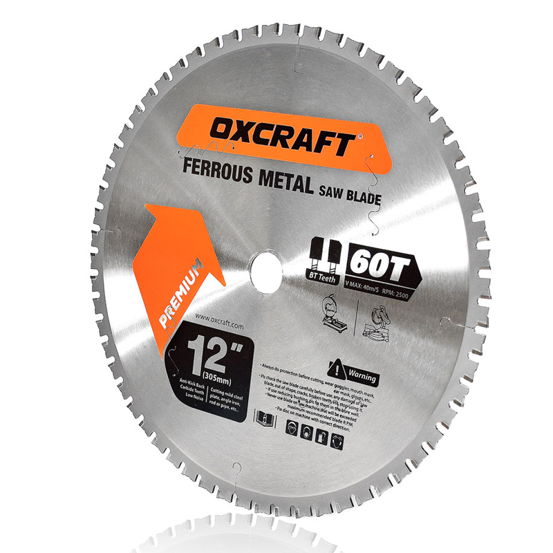 TCT saw blade for ferrous metal