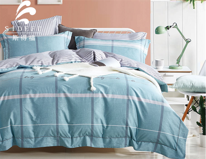 Home Textile 100% Cotton Bedding Set Printed
