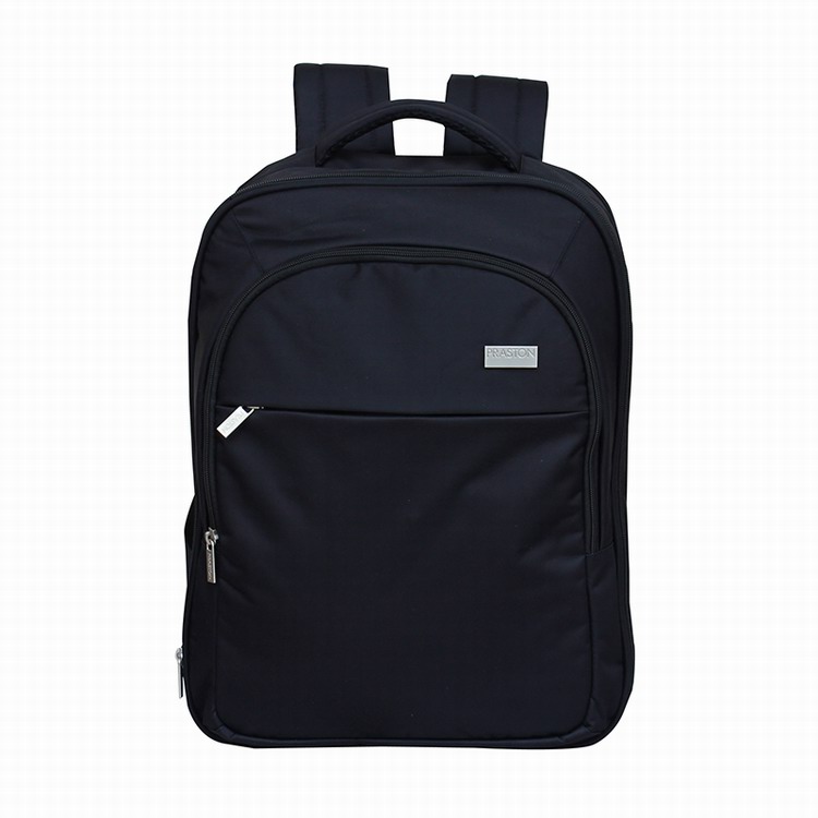 High end black soft laptop bckpack