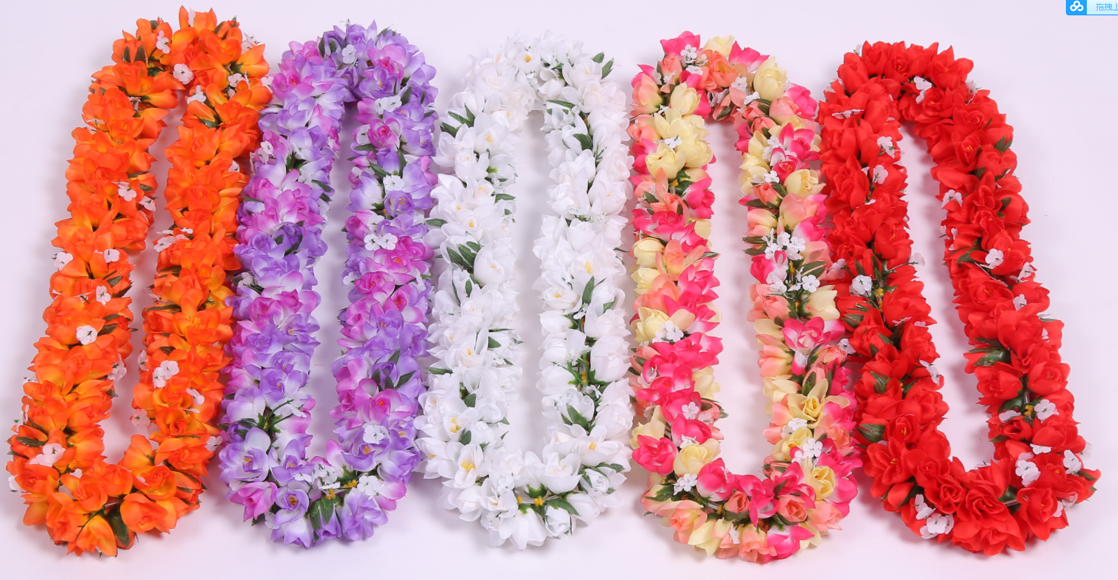 Rose Hawaiian Lei