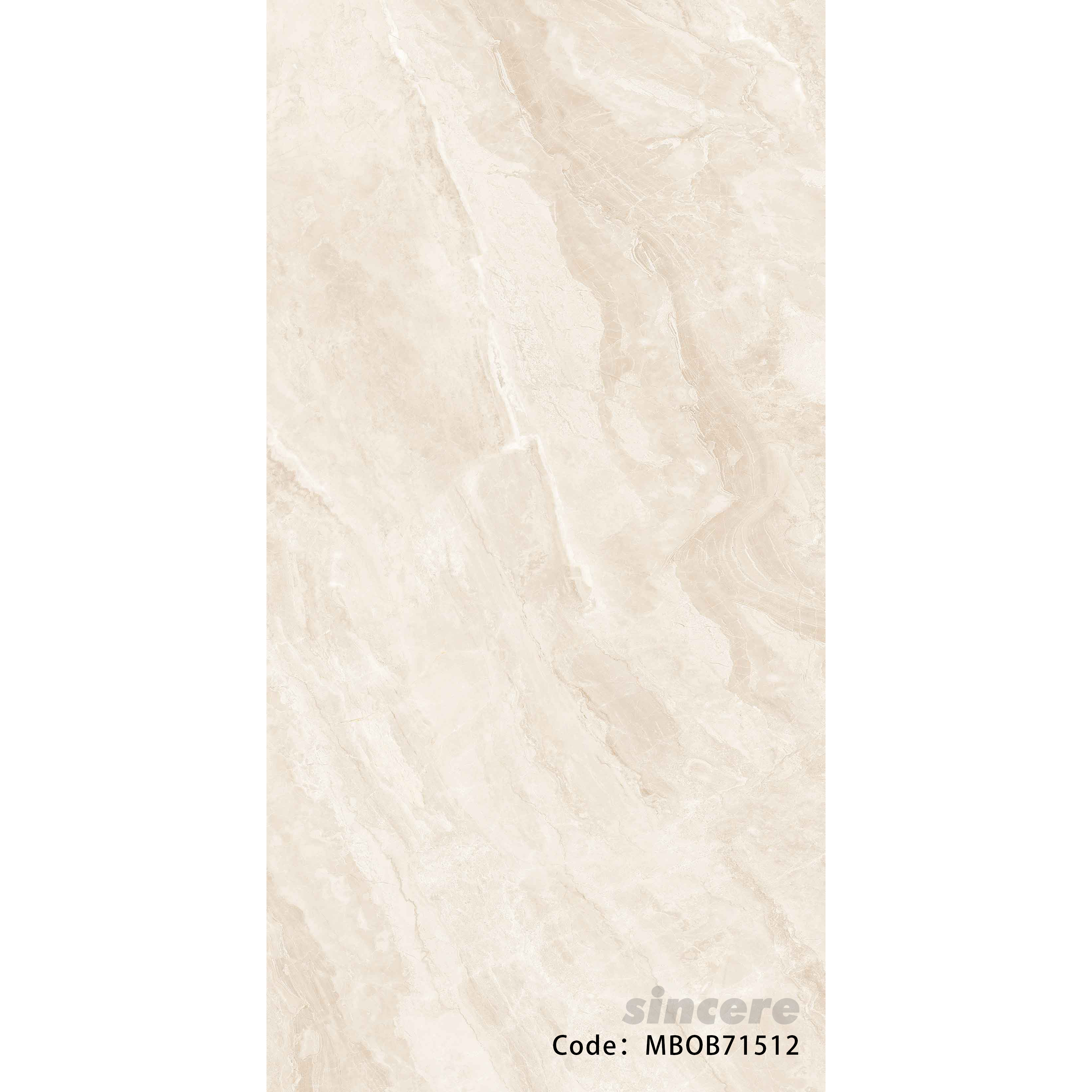 Polished glazed porcelain tiles