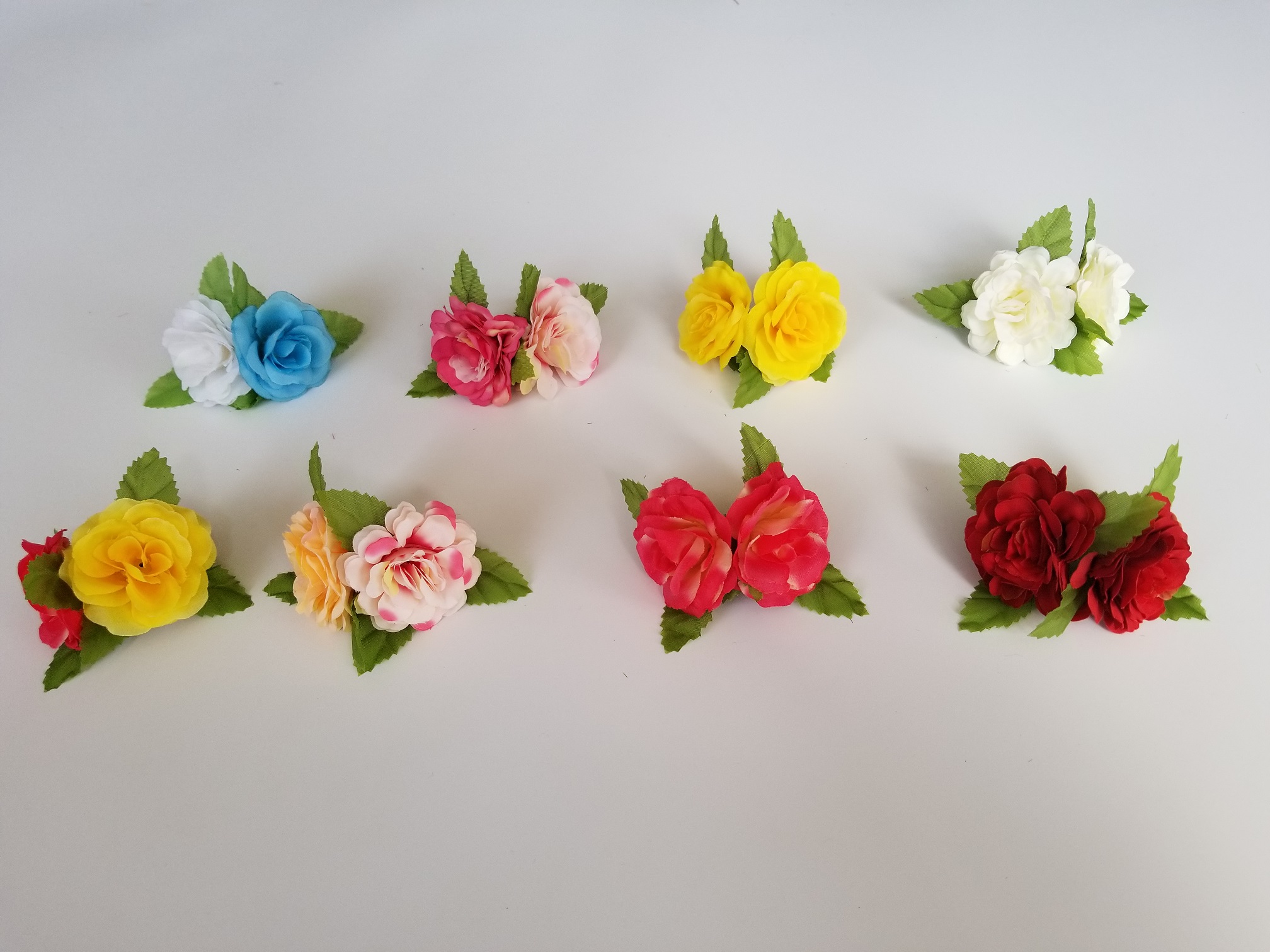 rose hair clip