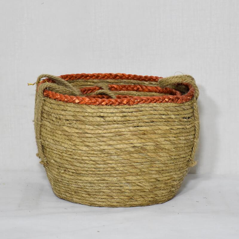 Woven Straw Basket