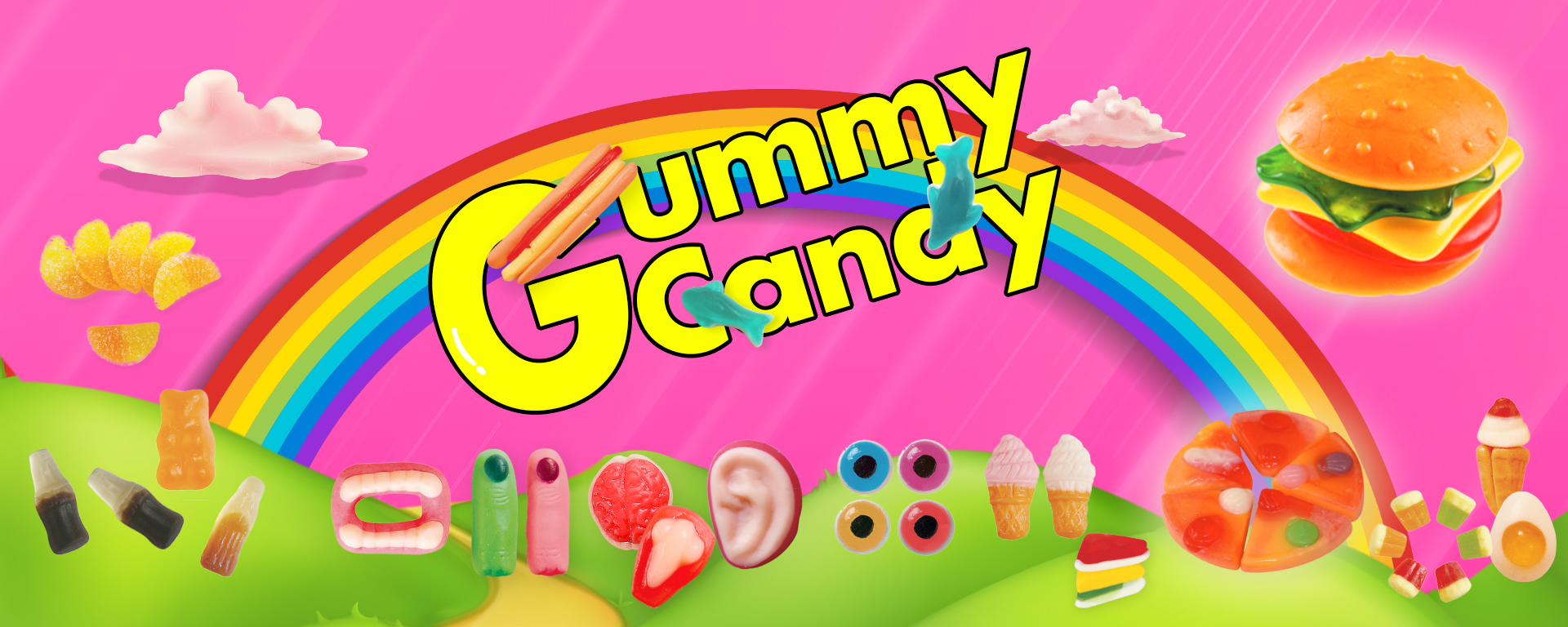Gummy Burger Candy