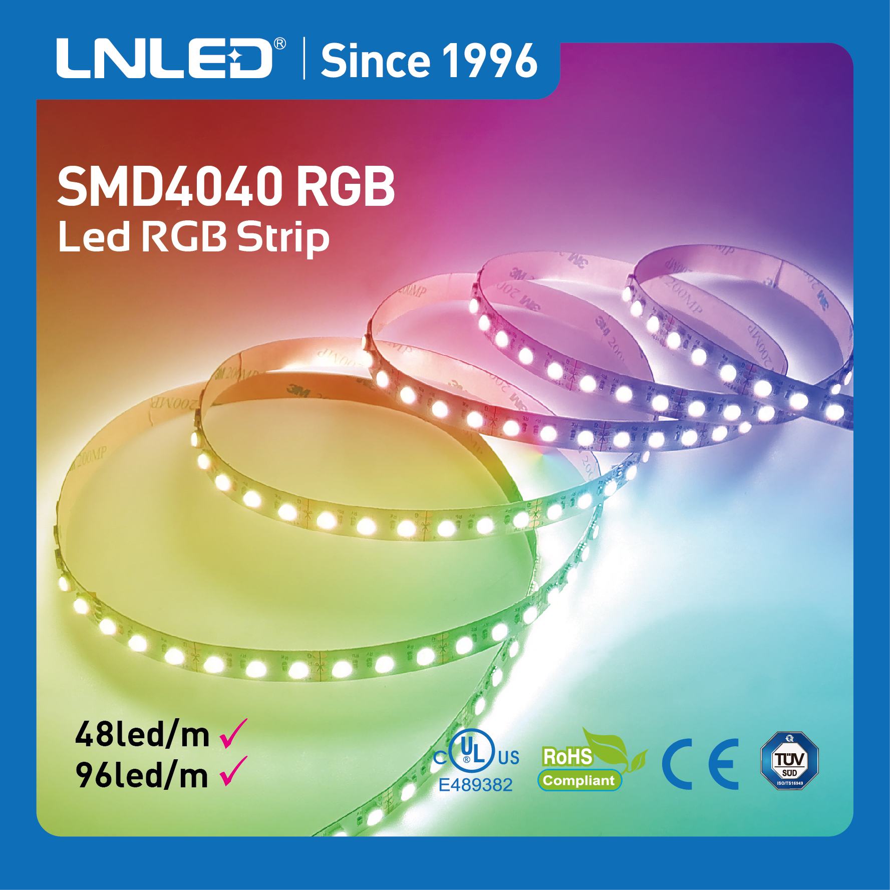Smd4040 RGB LED Strip