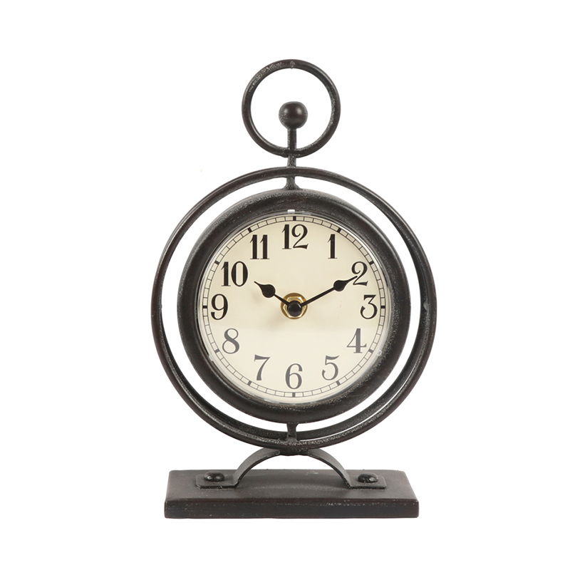 Iron Table Clock