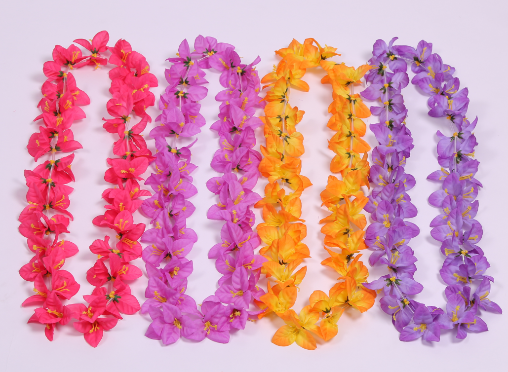 Artifical flower leis