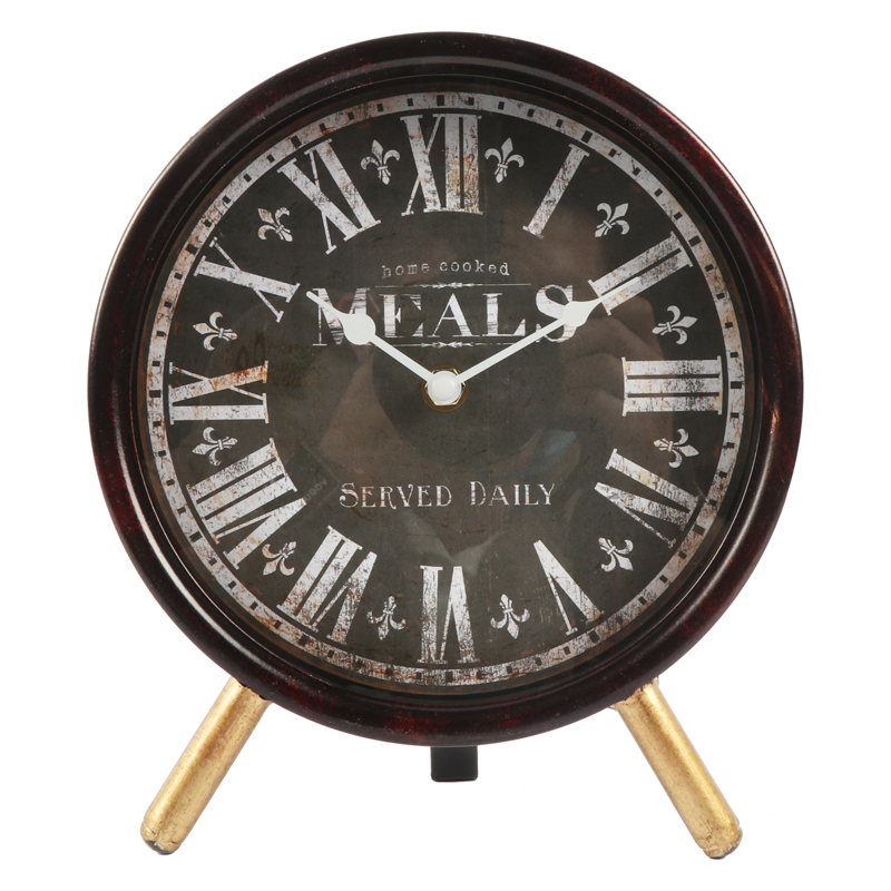 Iron Table Clock