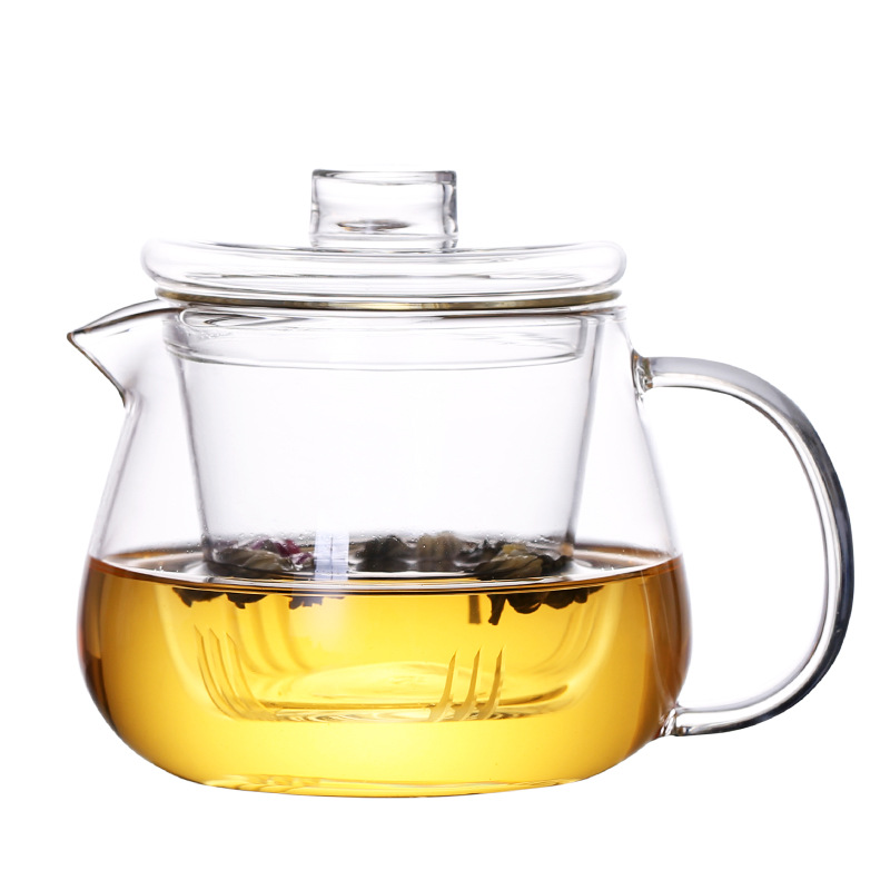 Borosilicate glass teapot