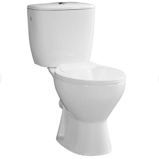 Hot Sale In Europe Basic Ceramic P-trap Two Piece Toilet