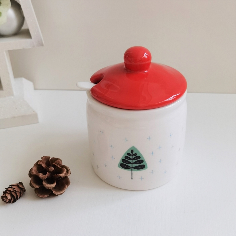 Sugar Pot With Spoon