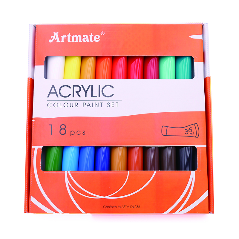 Artmate 18x36ml Acrylic Color Paint Set