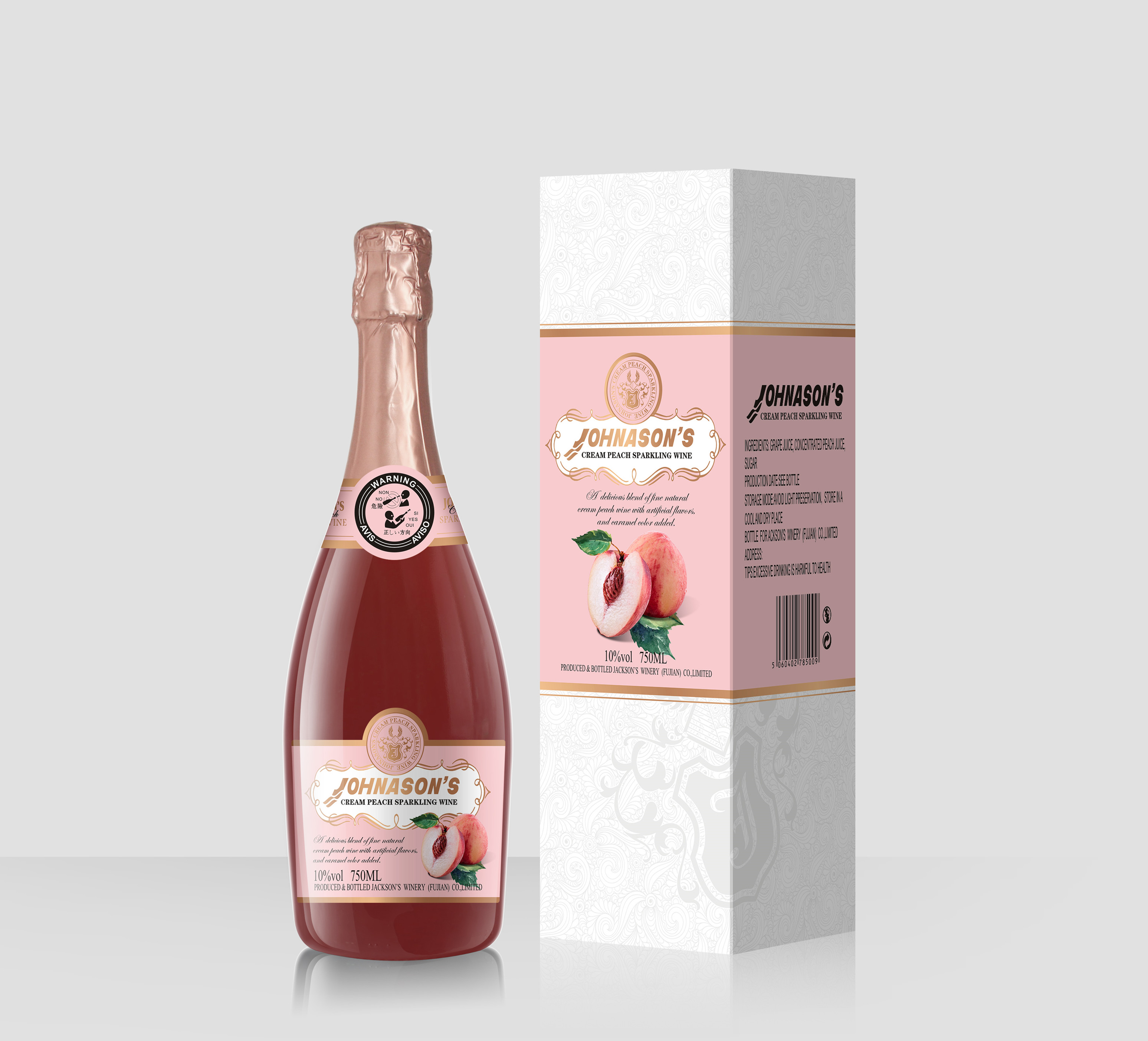 Peach Sparking Wine