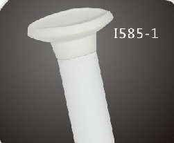 One-way shower curtain rod/ extensible rod